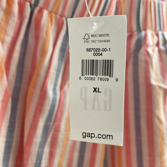 NWT GAP Shoulder Tie Tank Top in Pastel - Size XL - Picture 2 of 5